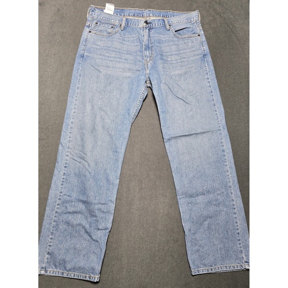 Levi's 569 Loose Straight Fit Jeans Mens W38 L34 Light Wash Denim Classic - Picture 1 of 7